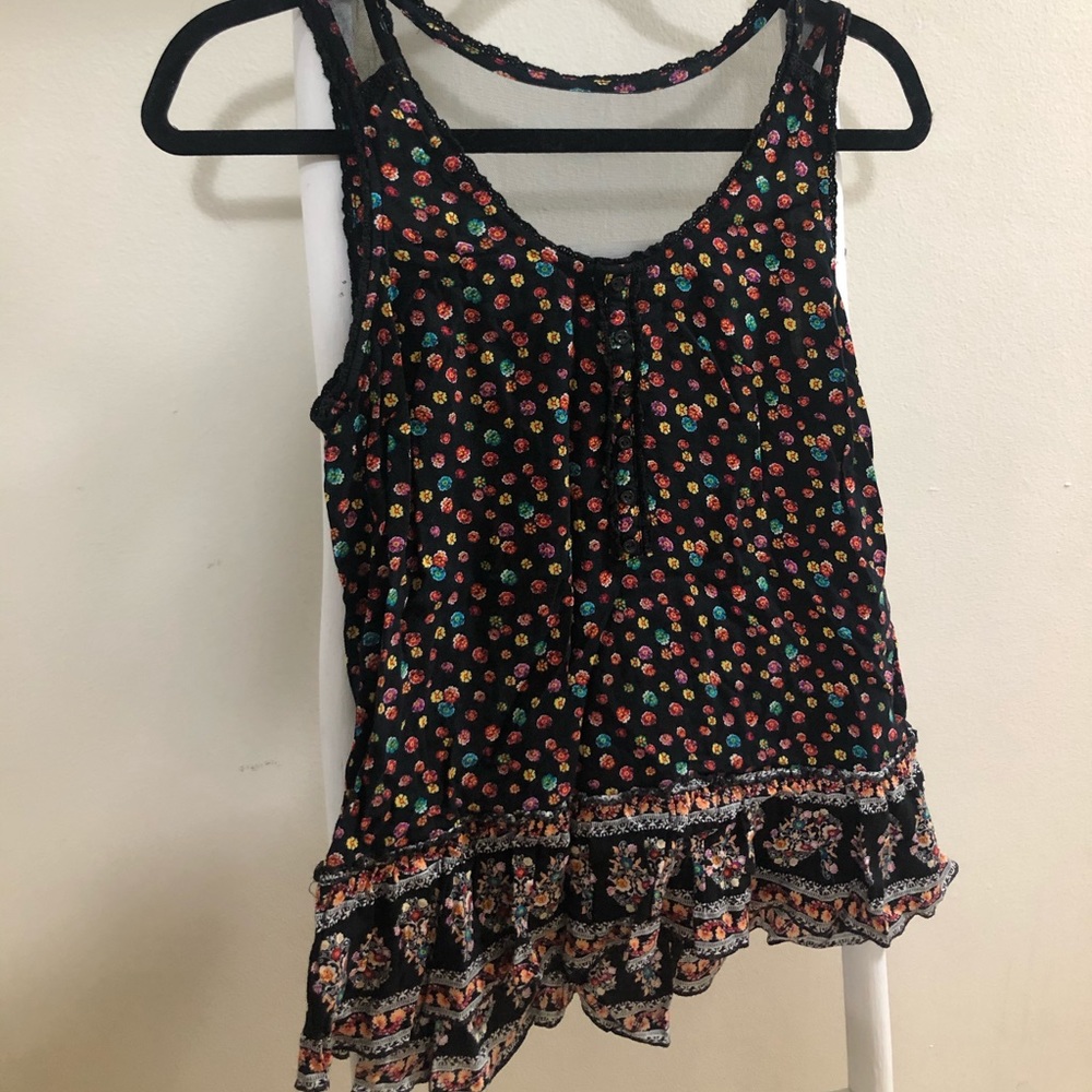 Floral Detailed Tank Top